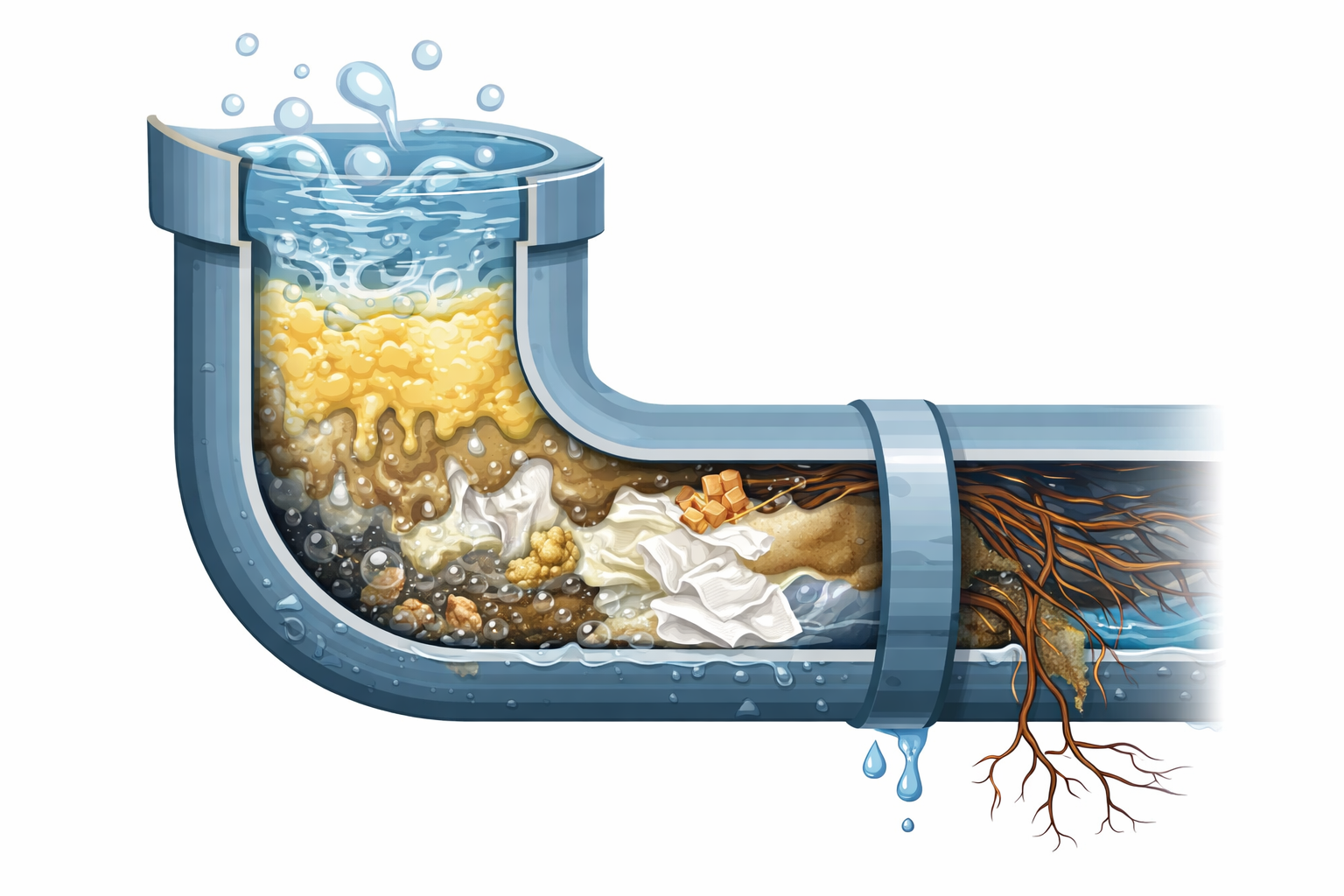 principais causas de esgoto entupido no Eldorado Contagem