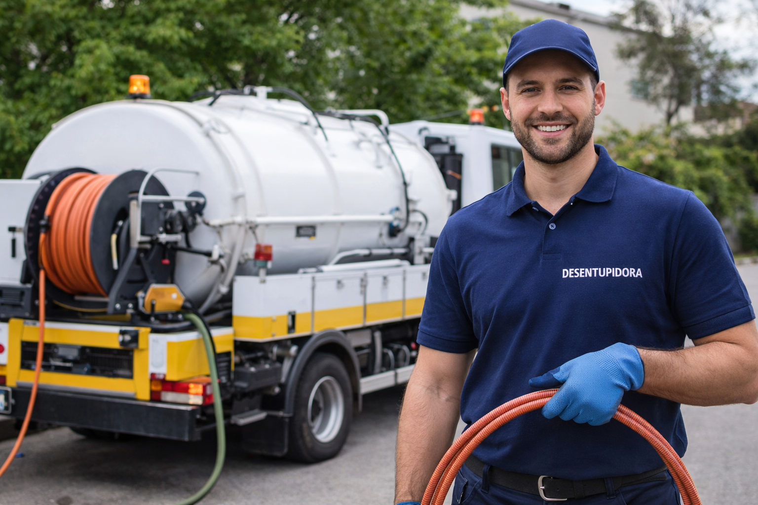 desentupidora atendendo esgoto entupido no Eldorado Contagem