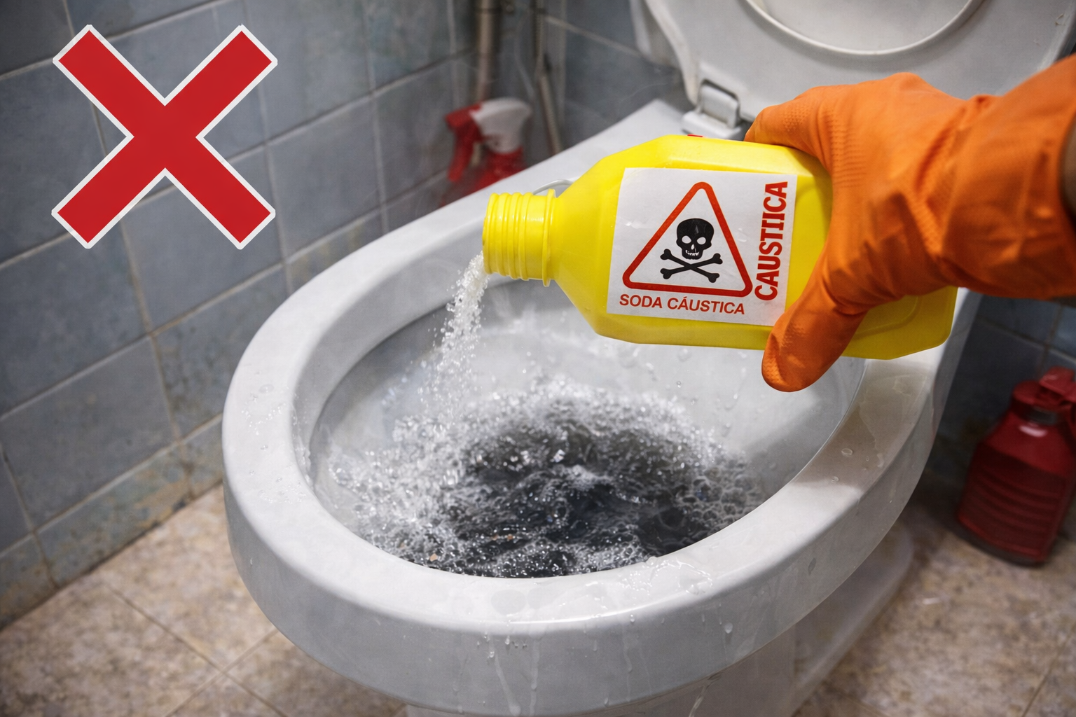 o que não fazer quando a água sobe no vaso em Contagem